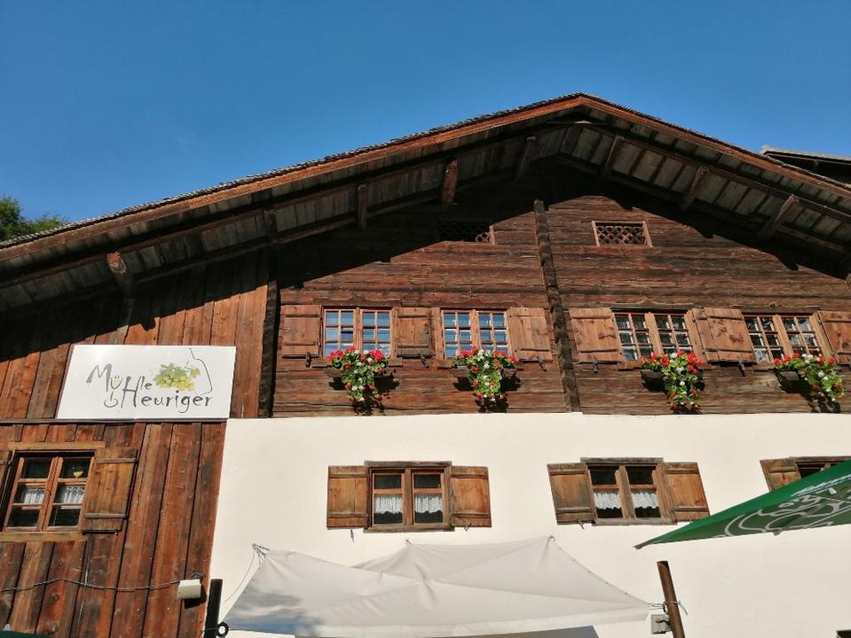 Mühle Heuriger, Sommeransicht