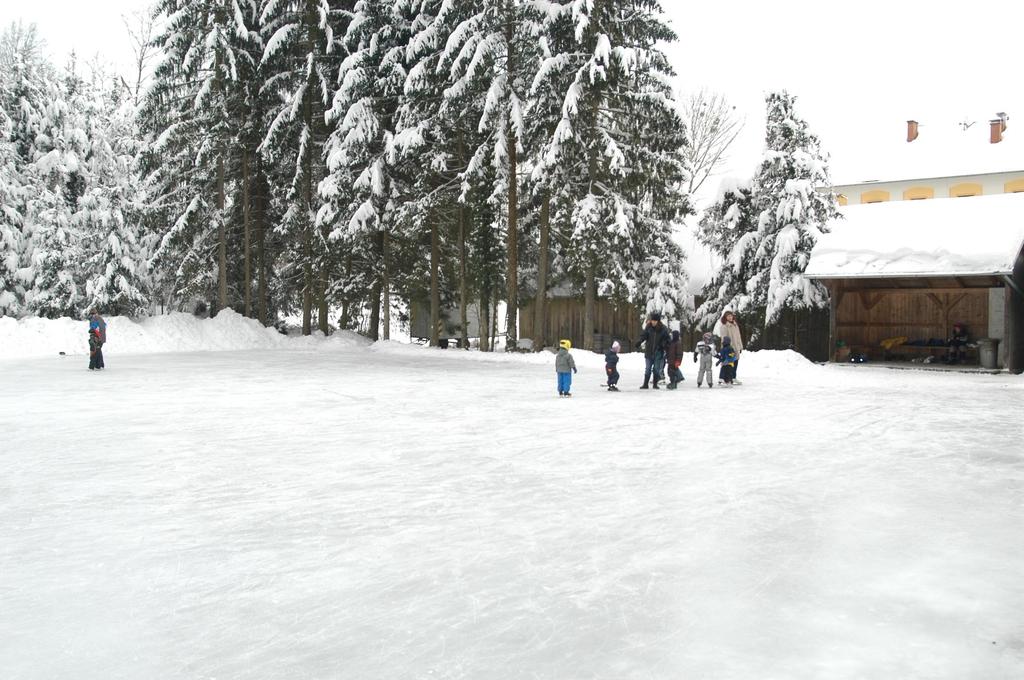 Eislaufen am Klause Parkplatz