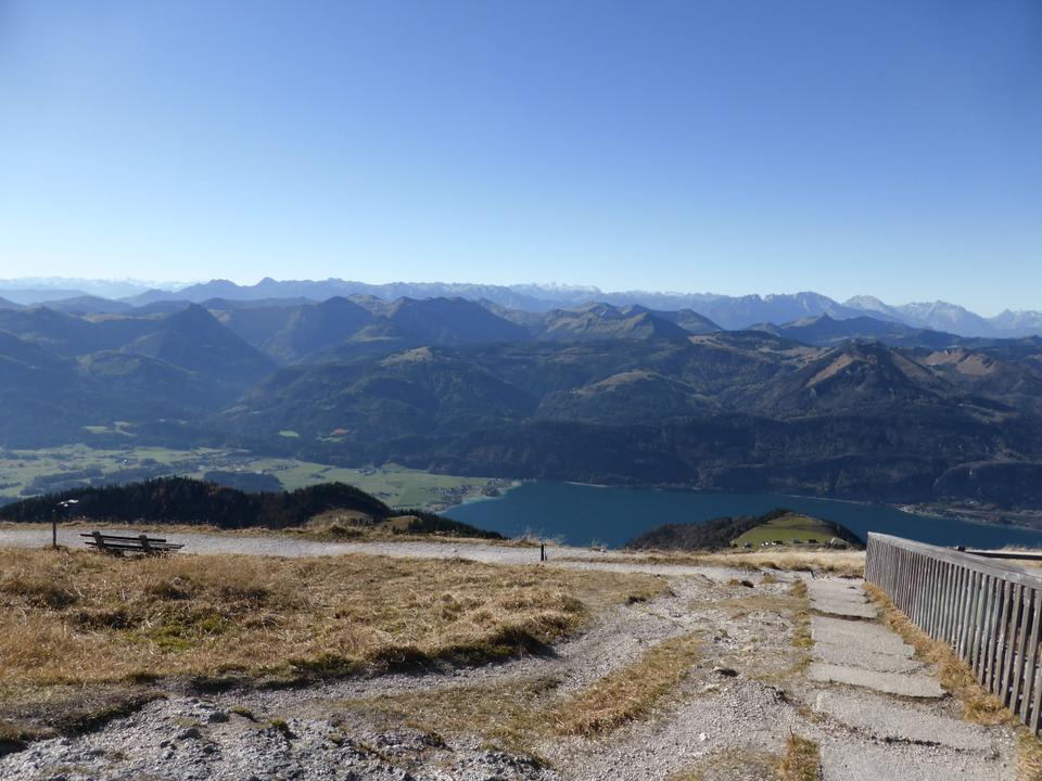 Ausblick auf den Wolfgangsee