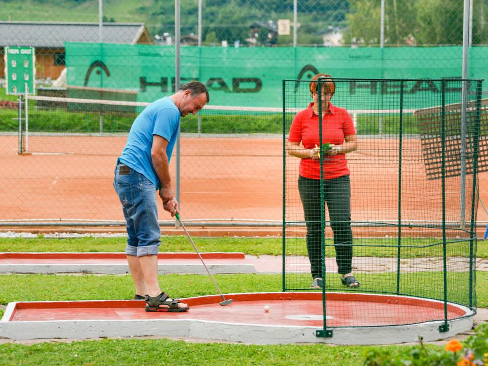 Minigolf in der Freizeitanlage Niedernsill