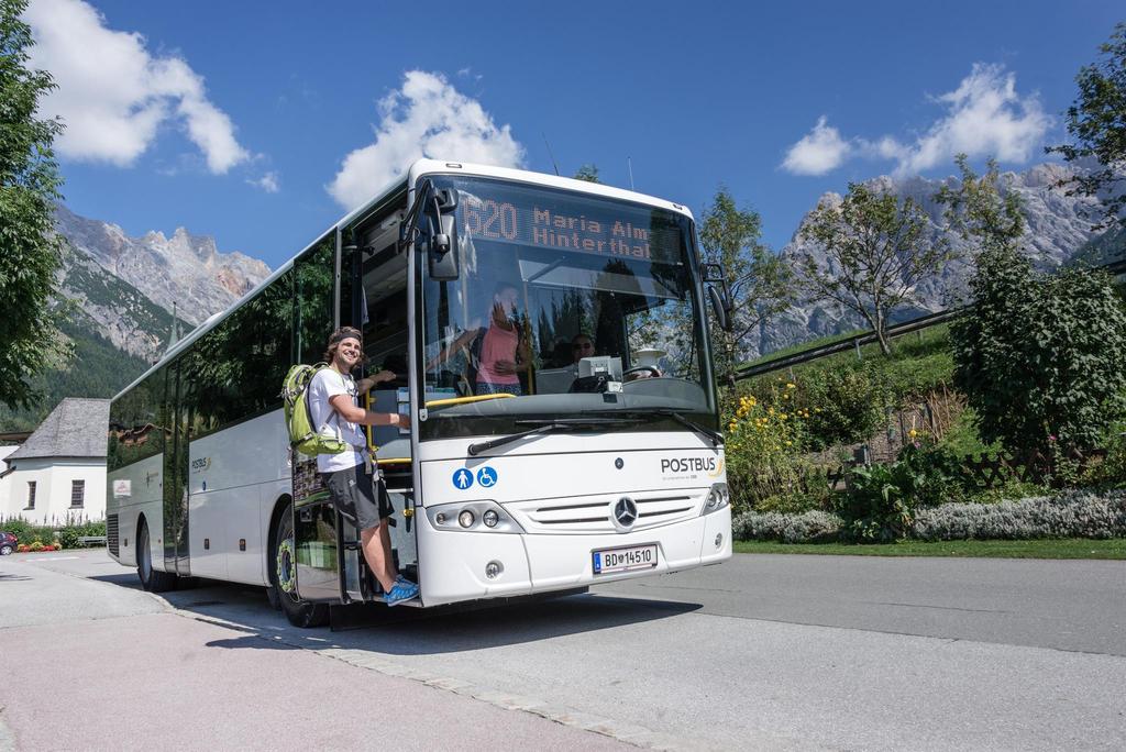 Parkplatz Erichhütte Dienten Wanderbushaltestelle