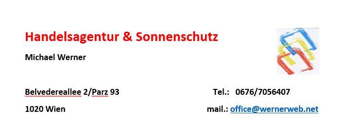 Handeslagentur&Sonnenschutz Werner Logo