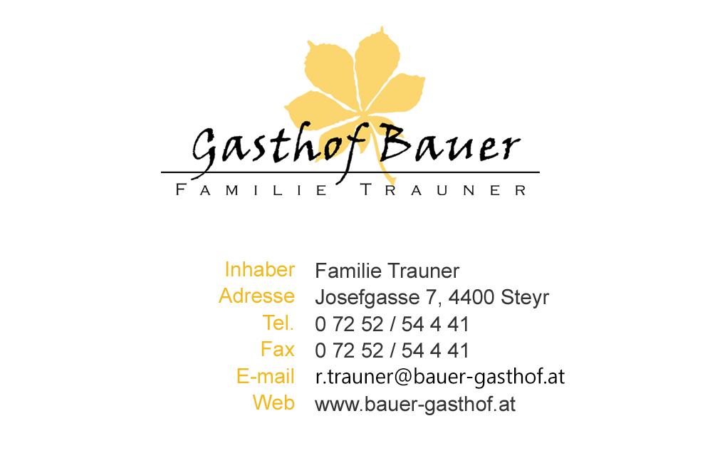 Gasthof Bauer Logo