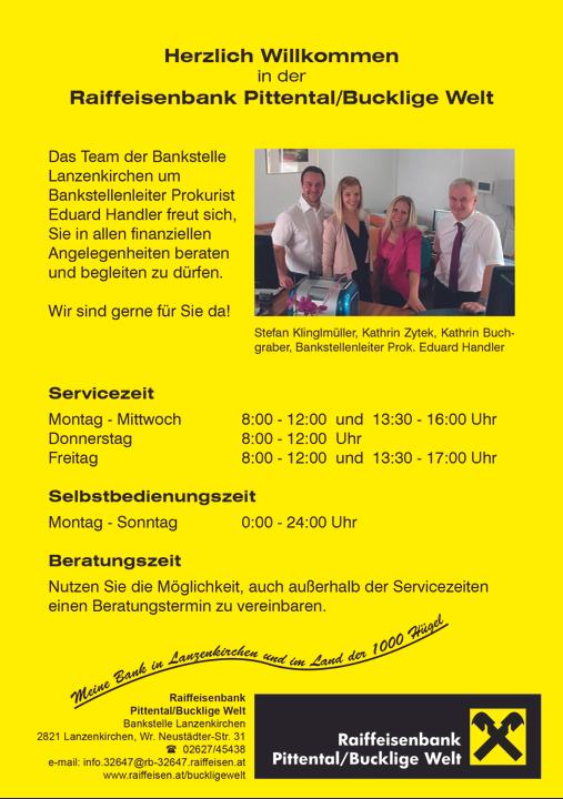 Raiffeisenbank Pittental/Bucklige Welt Logo