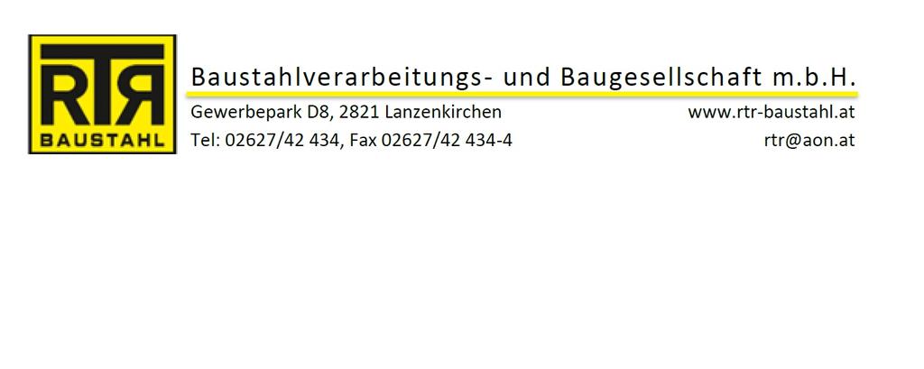 RTR Baustahl Logo