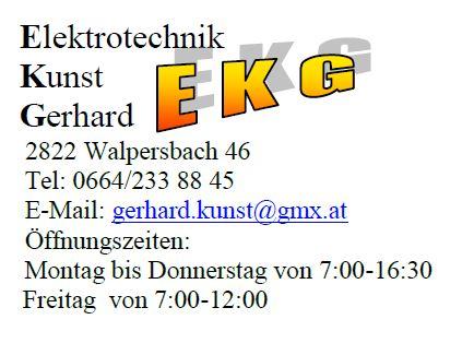 Elektrotechnik Kunst Gerhard Logo